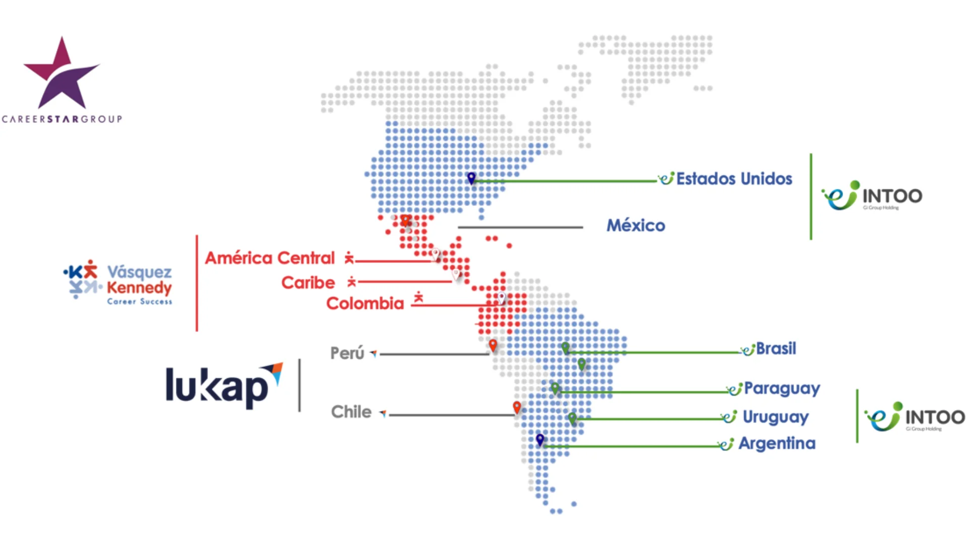 Mapa presencia internacional